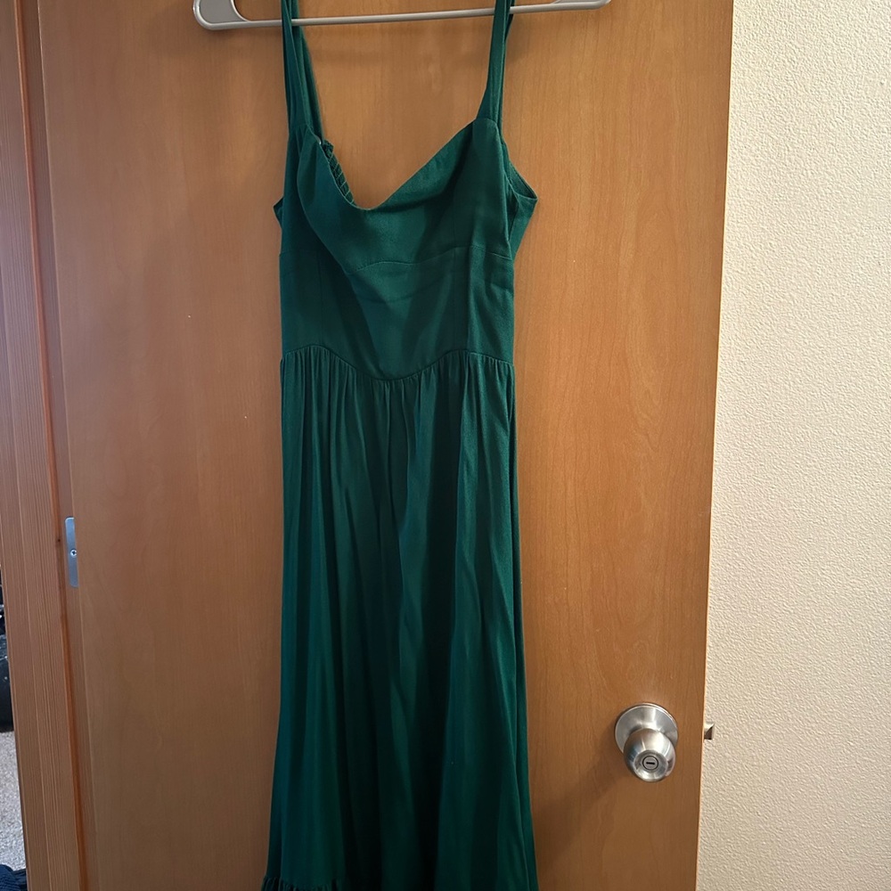 Elegant Green Women's Dress